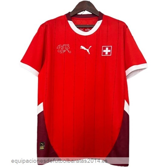 Nuevo Tailandia 1ª Camiseta Suiza 2024 Rojo Baratas